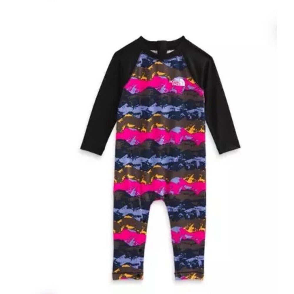 The North Face Infant Sun‎ UPF 40+ One Piece Jumper Size 12-18 M Quick Dry